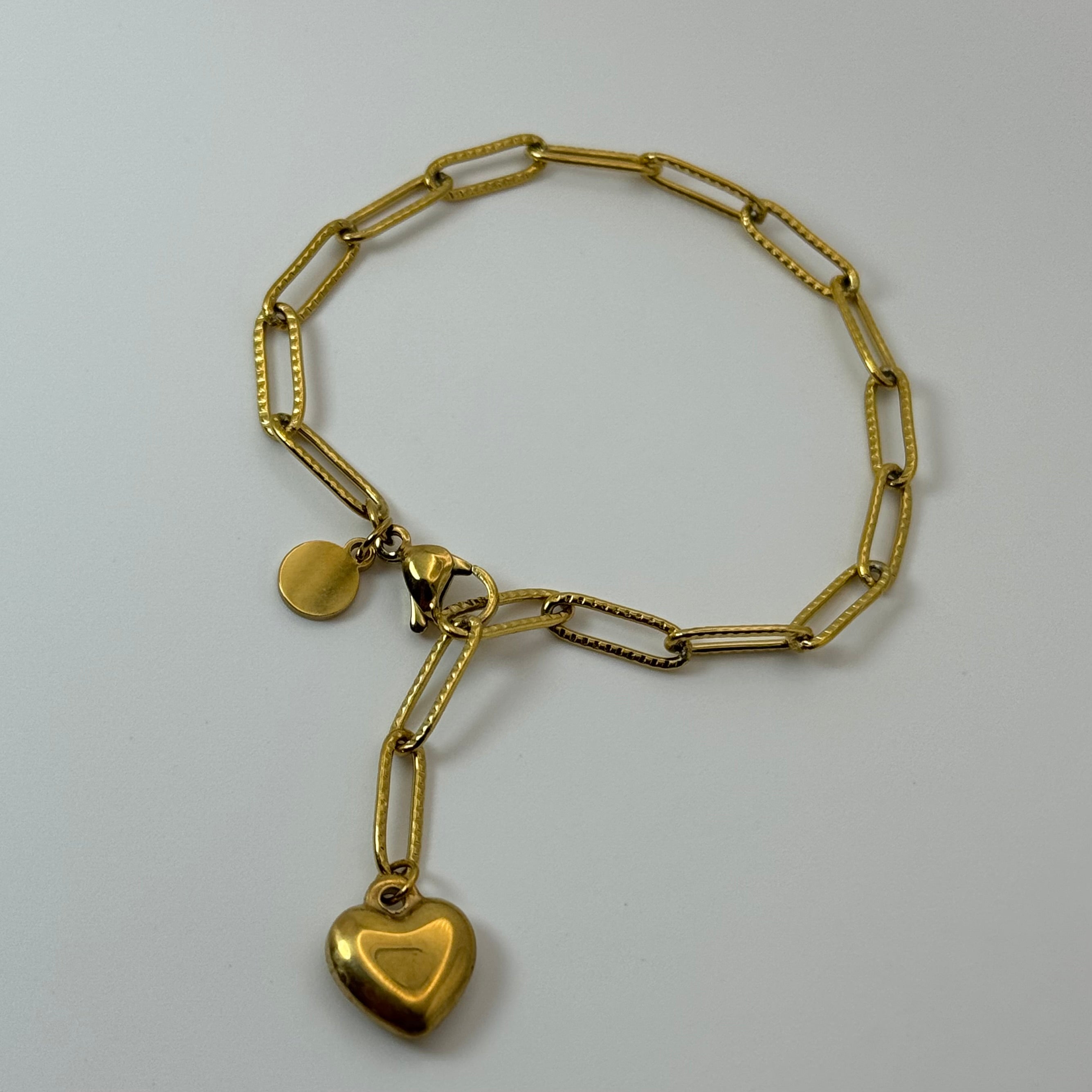 Gold Heart Bracelet