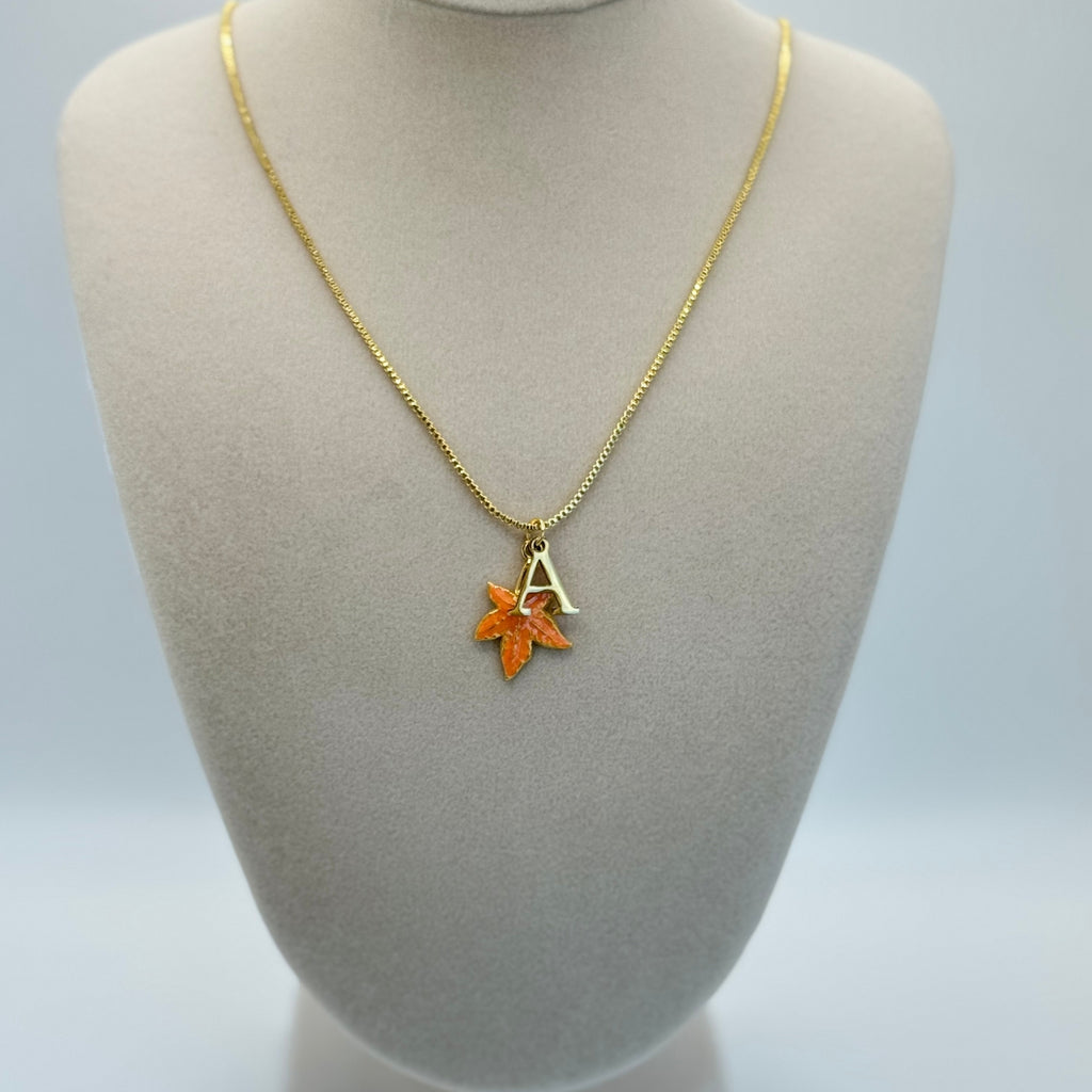 Golden Initial Necklace
