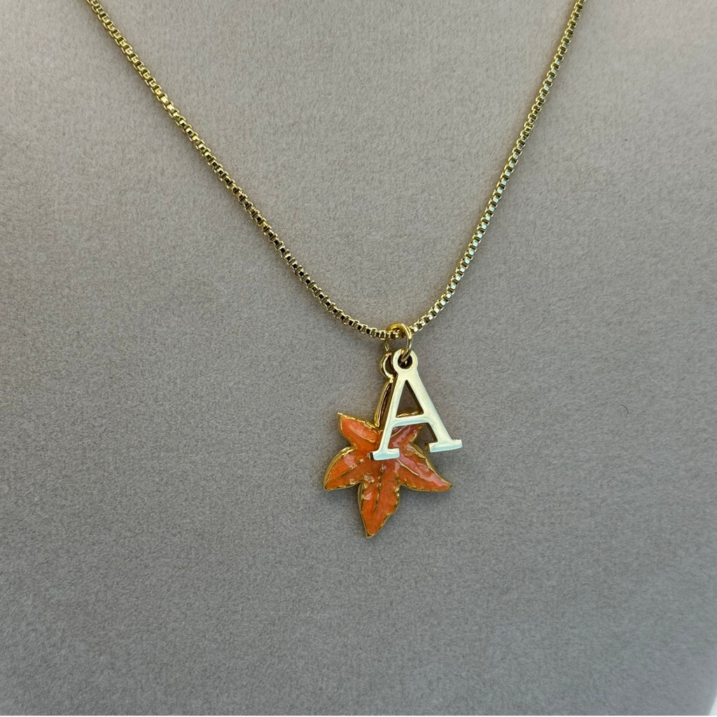 Golden Initial Necklace