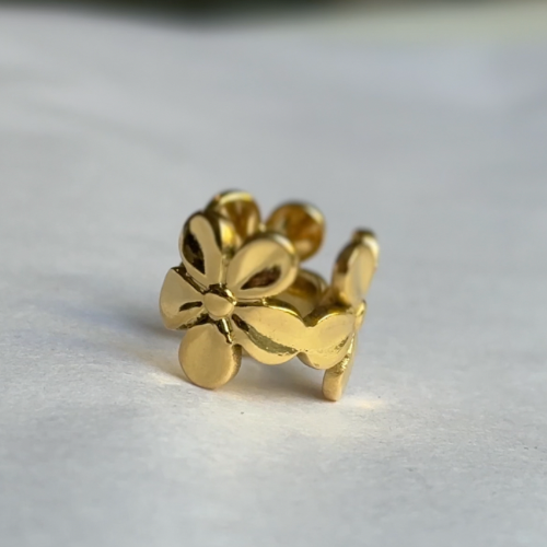 Cuff Flor Dorada