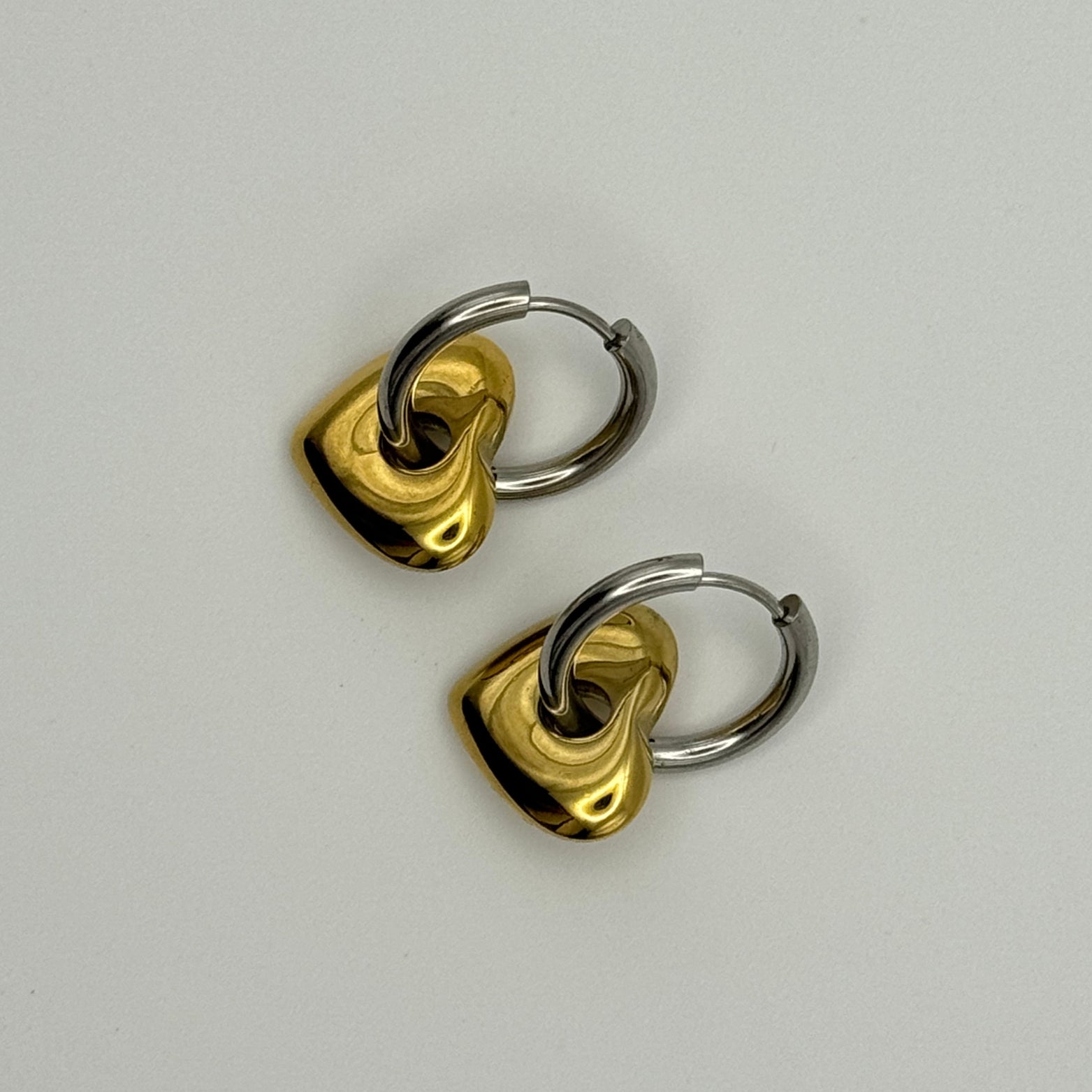 Dual Heart Earrings