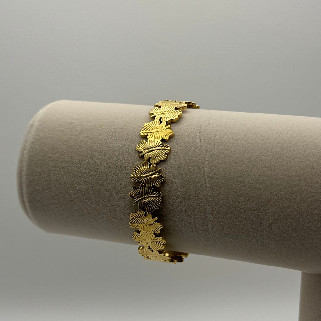 Golden Leaf Bangles