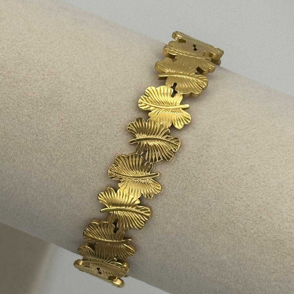 Golden Leaf Bangles
