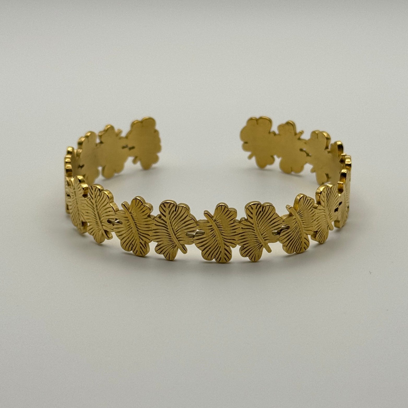 Golden Leaf Bangles