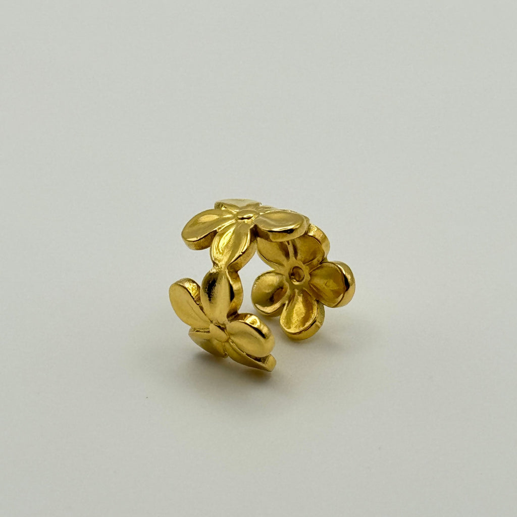 Golden Flower Cuff