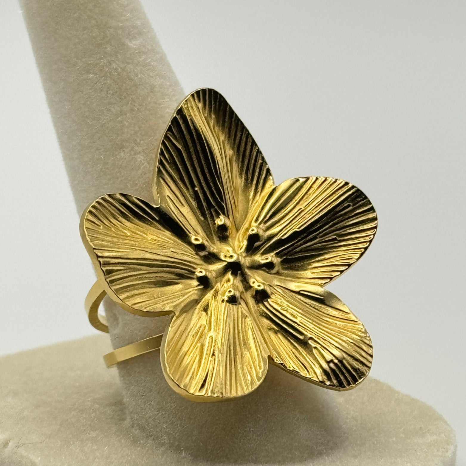 Golden Flower Ring