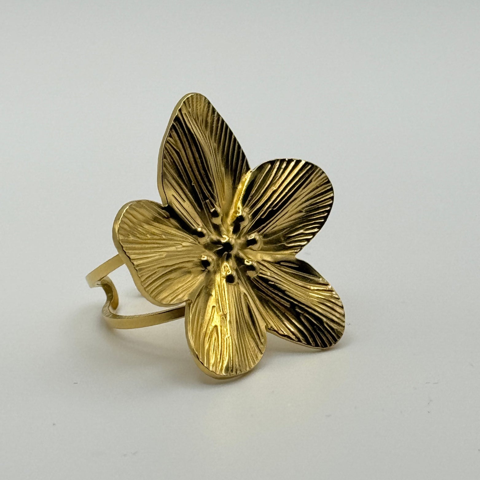 Golden Flower Ring