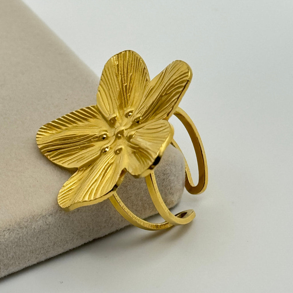 Golden Flower Ring