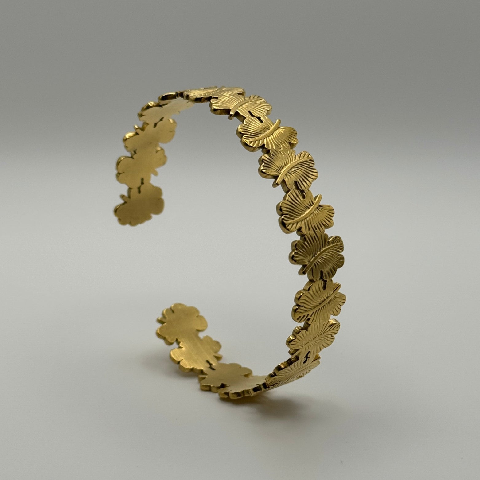 Golden Leaf Bangles